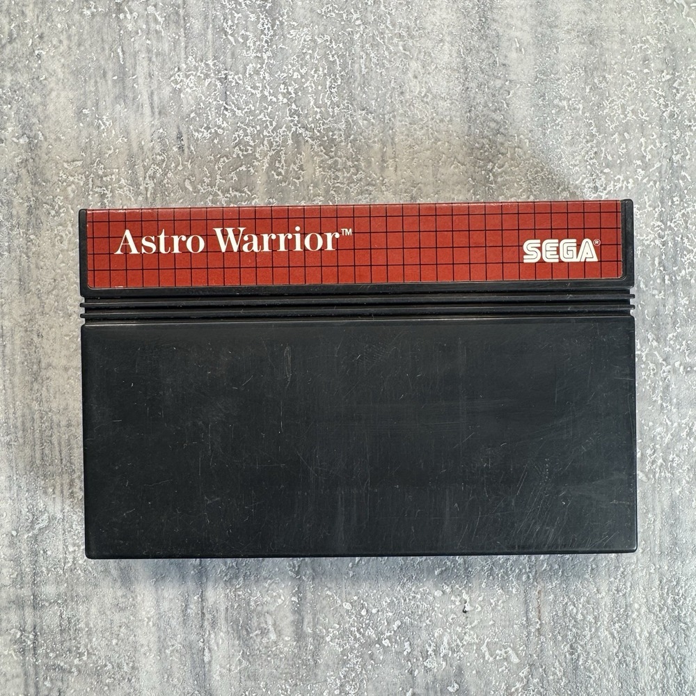 Astro Warrior (Sega Master, 1986) No Manual - Tested - Picture 3 of 9
